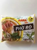 Mängden socker i Soupe De Vermicelles De Riz Mama 55G