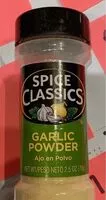Mängden socker i Garlic Powder
