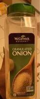Mängden socker i All natural gourmet granulated onion