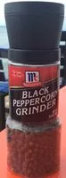 Mängden socker i Mccormick Black Peppercorn Grinder Shaker