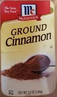 Mängden socker i Ground Cinnamon