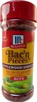 Mängden socker i Mccormick bacn pieces applewood smoked bacon flavored bits