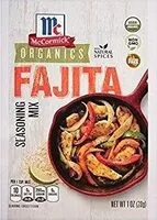 Mängden socker i Organics Fajita Seasoning Mix