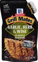 Mängden socker i Marinade garlic herbwine