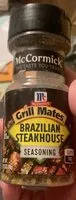 Mängden socker i Grill Mates Brazilian Steakhouse Seasoning