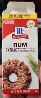 Mängden socker i Rum Extract