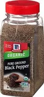 Mängden socker i Fine ground black pepper organic