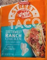 Mängden socker i McCormick Steet Taco Southwest Ranch Chicken
