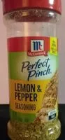 Mängden socker i Lemon and  pepper seasoning
