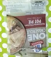 Mängden socker i One casserole rotisserie chicken pot pie