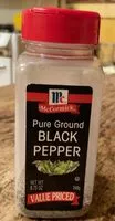 Mängden socker i Pure ground Black Pepper