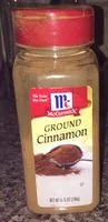 Mängden socker i Ground cinnamon