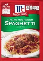 Mängden socker i Italian mushroom spaghetti sauce