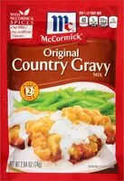 Mängden socker i Original country gravy mix