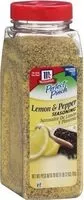 Mängden socker i Lemon pepper seasoning salt