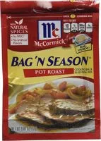 Mängden socker i Cooking seasoning mix pot roast packs
