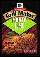 Mängden socker i Grill mates mojito lime
