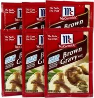 Mängden socker i Losodium brown gravy mix