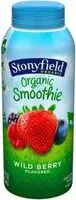 Mängden socker i Organic smoothie lowfat yogurt