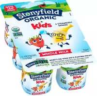 Mängden socker i Organic Kids' Strawberry Banana Whole Milk Yogurt