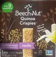 Mängden socker i Vanilla quinoa crispies bars, vanilla