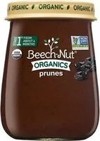Mängden socker i Beech nut organics prunes stage 1 baby food