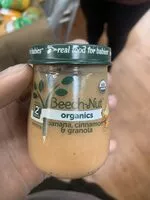 Mängden socker i Beech nut organics banana, cinnamon & granola