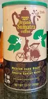 Mängden socker i Organic sumatra coffee