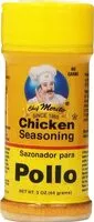 Mängden socker i Seasoning chicken