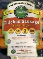 Mängden socker i Chicken Sausage