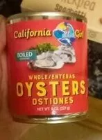 Mängden socker i Whole oysters