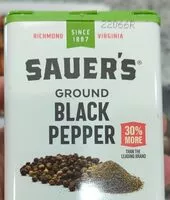 Mängden socker i Ground black pepper