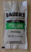 Mängden socker i Fat-free Italian dressing