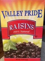 Mängden socker i Raisins