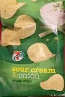Mängden socker i sour cream & onion potato chips