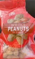 Mängden socker i Whole peanuts