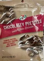 Mängden socker i Chocolatey pretzels with white drizzle