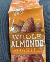 Mängden socker i Whole almonds