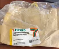 Mängden socker i Muffin with cheese, egg and sausage