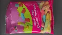 Mängden socker i Sour neon gummy worms