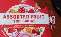 Mängden socker i Assorted fruit soft chews