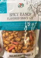 Mängden socker i Spicy ranch flavored snack mix