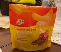 Mängden socker i Sweetened BBQ banana chips