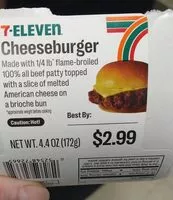 Mängden socker i cheeseburger