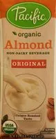 Mängden socker i Organic almond non dairy beverage