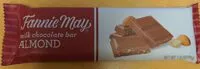 Mängden socker i Fannie May milk chocolate bar, almond