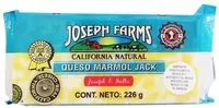 Mängden socker i Joseph Farms Queso Marmol Jack