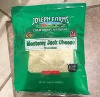 Mängden socker i Monterey Jack Cheese (shredded)