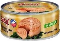 Mängden socker i Solid light tuna in olive oil