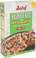 Mängden socker i Basmati rice mix lentils pilaf